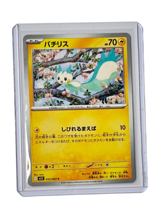 Pokemon Other - Pokémon TCG – Pachirisu 033/063 – Common – Non-Holo – JPN